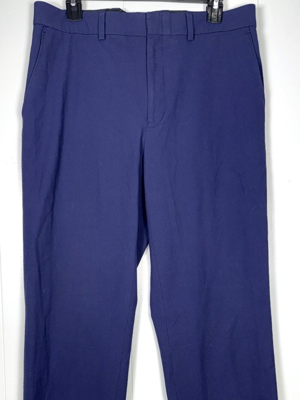 Ralph Lauren Slim Fit Navy Blue Chino Dress Pants Trousers Slacks 33x32 33W 32L